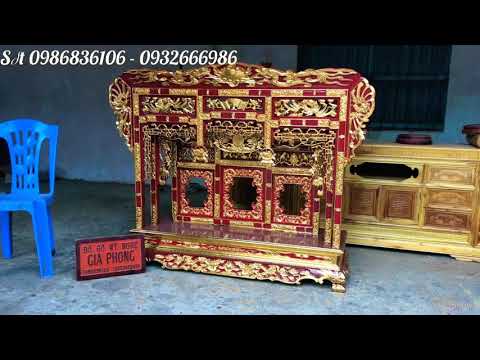 Khám thờ gỗ mít ta