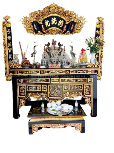 Cuốn thư câu đối gỗ mít ta